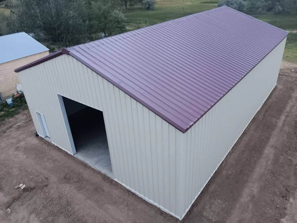 Agricultural Storage / Garage steel building in La Salle, CO