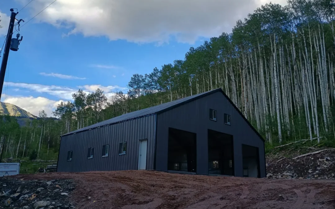 Garage / Workshop steel building in Marble, CO