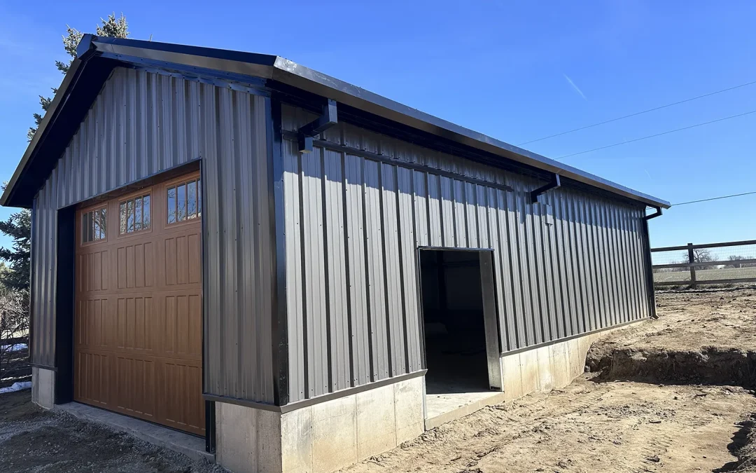 Garage steel building in Boulder, CO