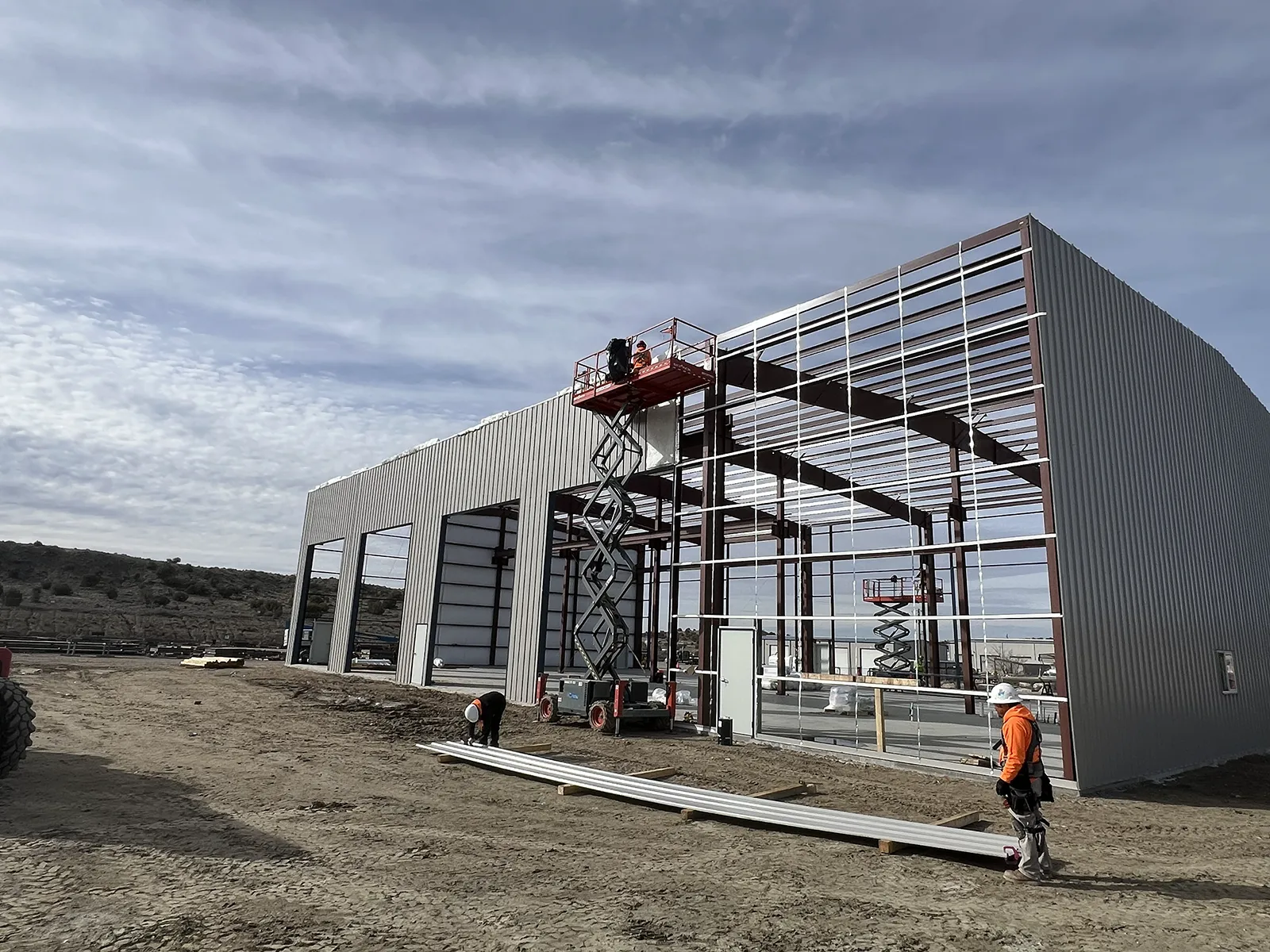 Steel commercial building in Bloomfield, New Mexico