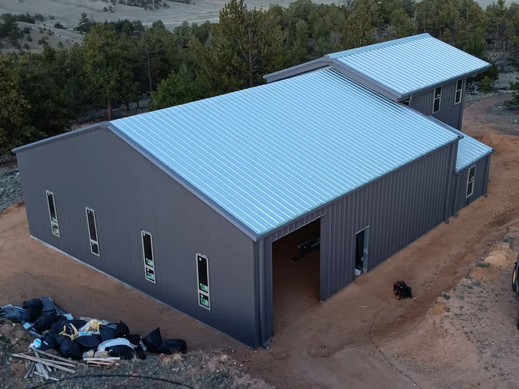 Barndominium steel building in Hartsel, CO