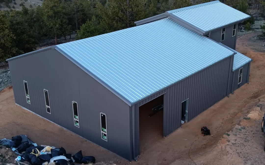 Barndominium steel building in Hartsel, CO