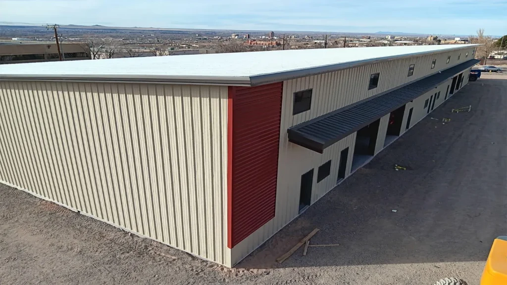 Commercial / Warehouse steel building in Albuquerque, NM