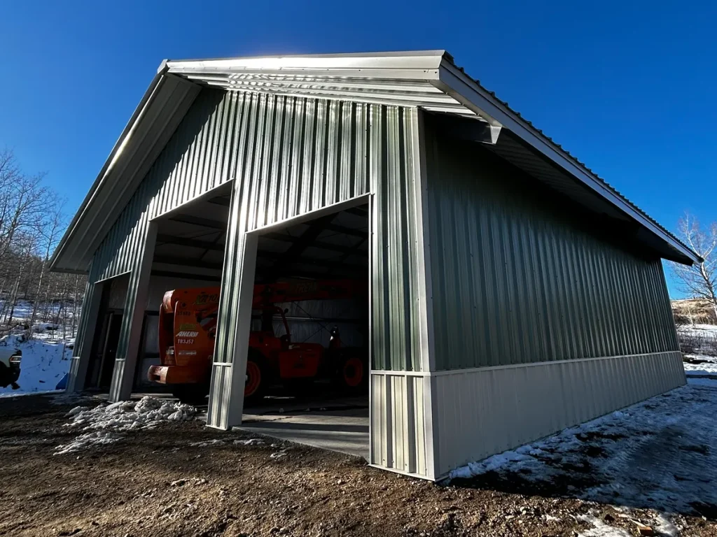 Garage steel building in Kremmling, CO