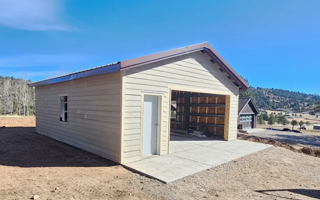 Garage steel building in Bailey, CO