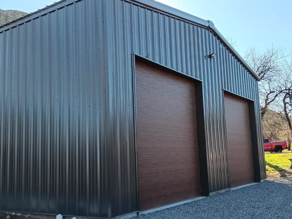 Garage steel building in Golden, CO