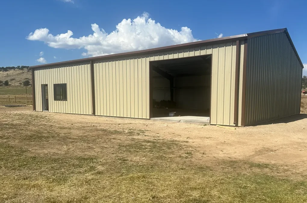 Garage / Workshop steel building in Salida, CO