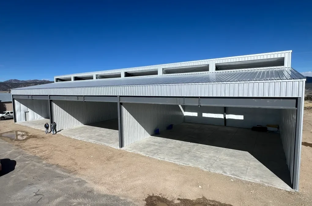 Airplane Hangar steel building in Salida, CO