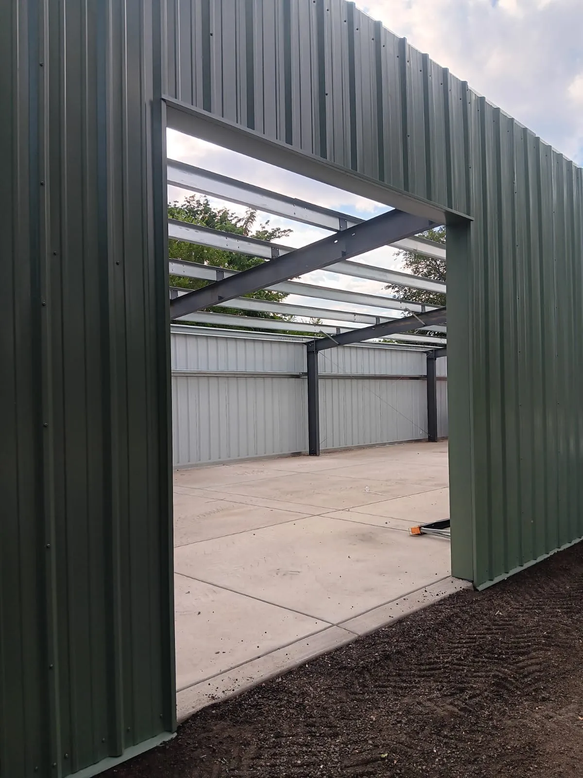 Steel commercial building in Colorado Springs, Colorado