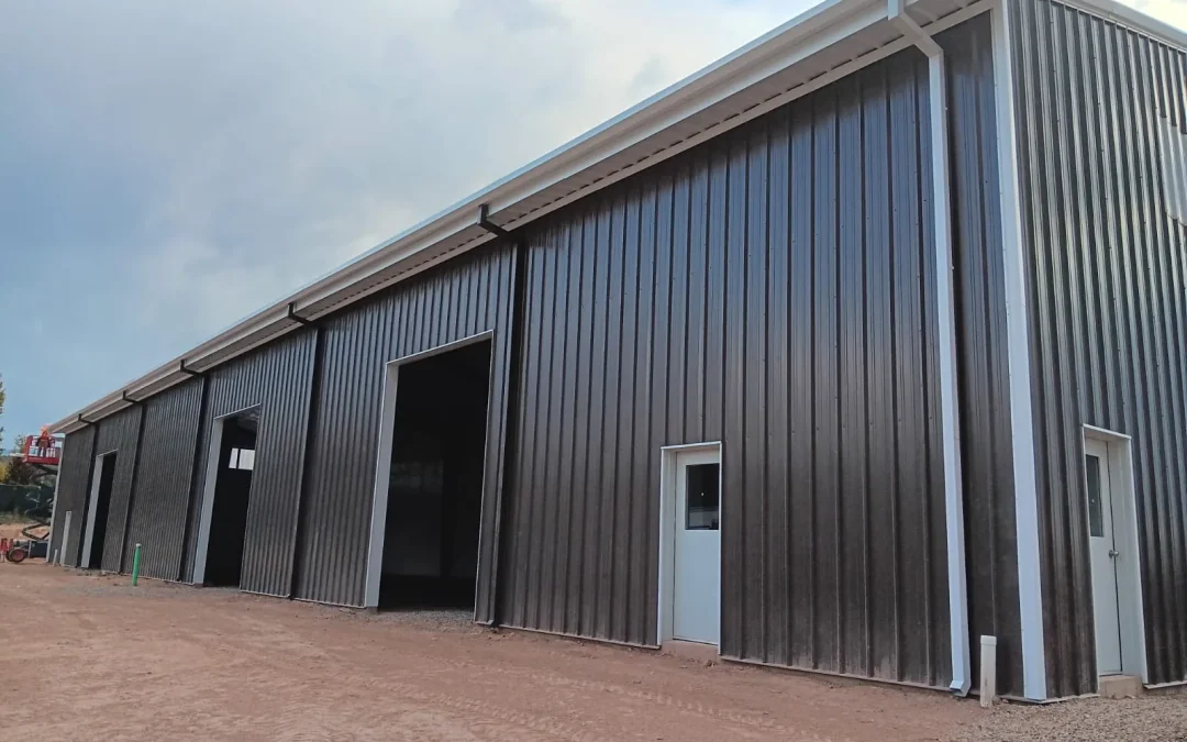 Commercial steel building in Gypsum, CO