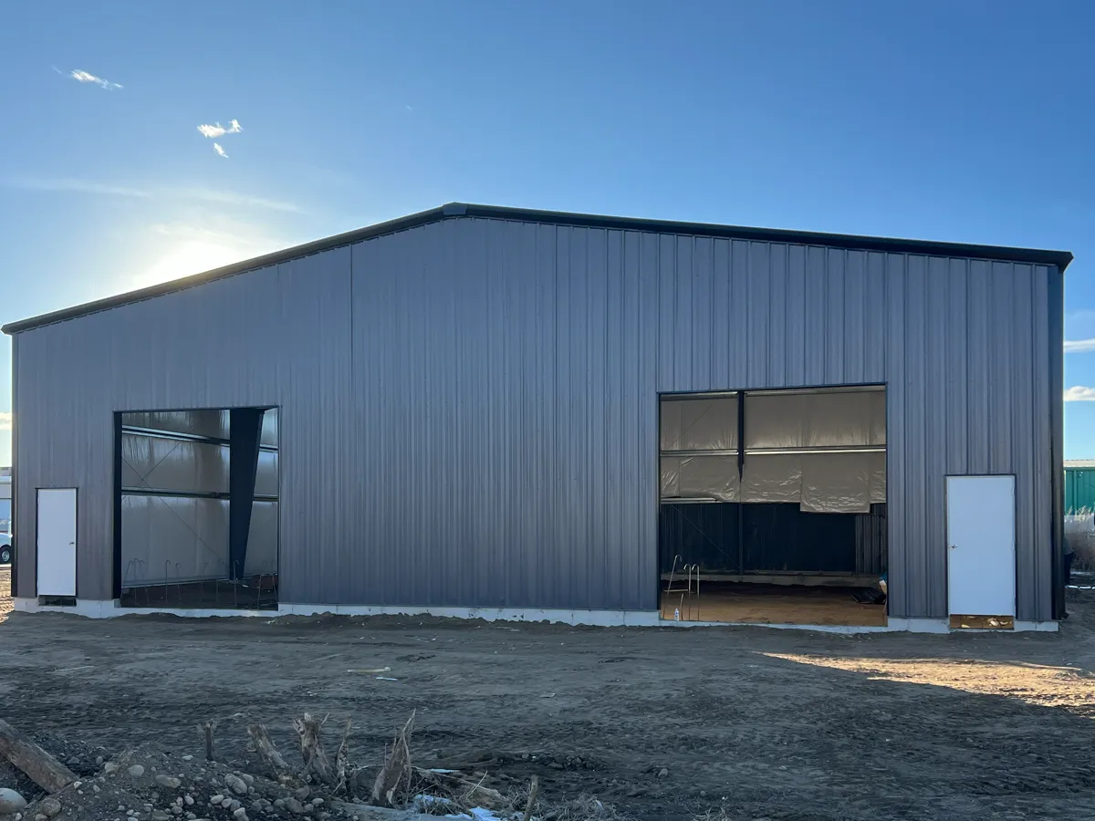 Steel commercial shop in Longmont, Colorado