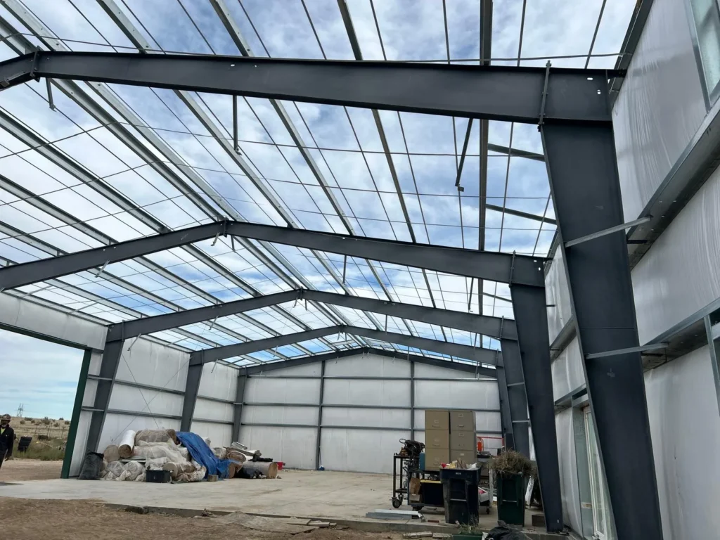 Steel workshop building in Fountain, CO